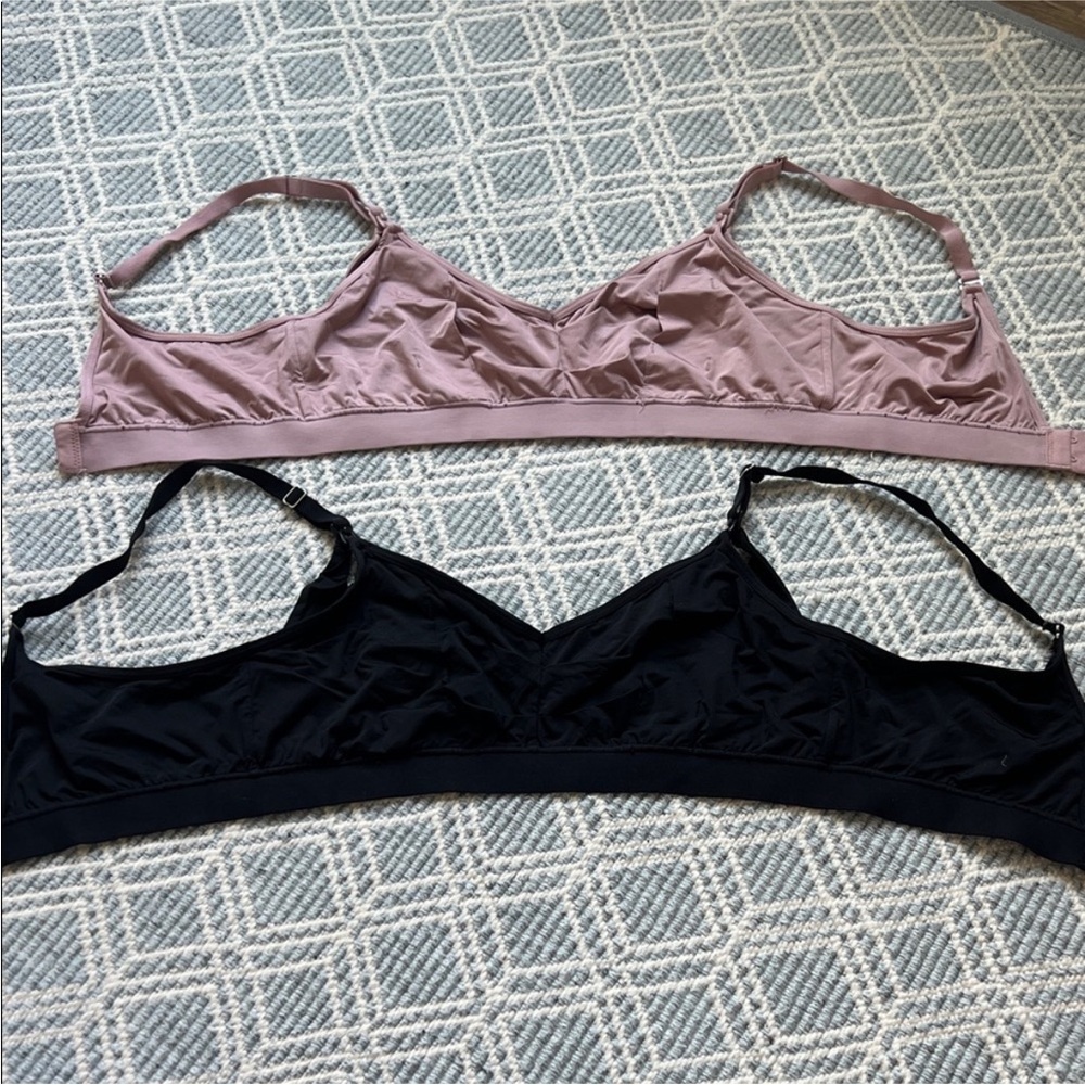 Bodily Do Anything Bra Set - Mauve & Black Nursing/Pumping Bra